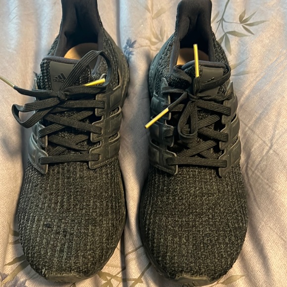 Gently worn pair of Adidas All black Ultraboost shoes. - Picture 1 of 5